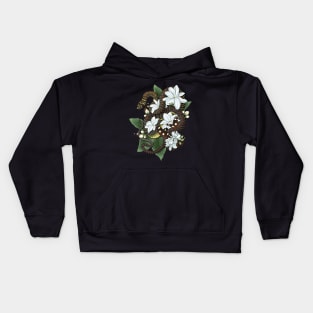 Paradise Flying Snake with Sampaguita Kids Hoodie